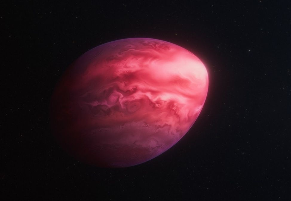 planeta com atmosfera de carbono