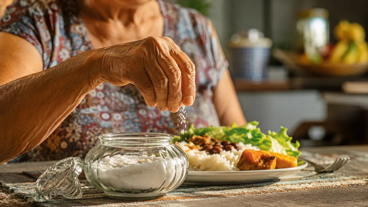 Sal na mesa revela um hábito comum entre idosos brasileiros