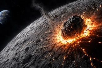 Impacto na Lua de 3 bilhões de anos conecta a história do satélite à da Terra