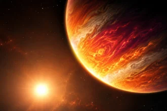 Exoplaneta assado pelo próprio sol é observado pelo telescópio James Webb