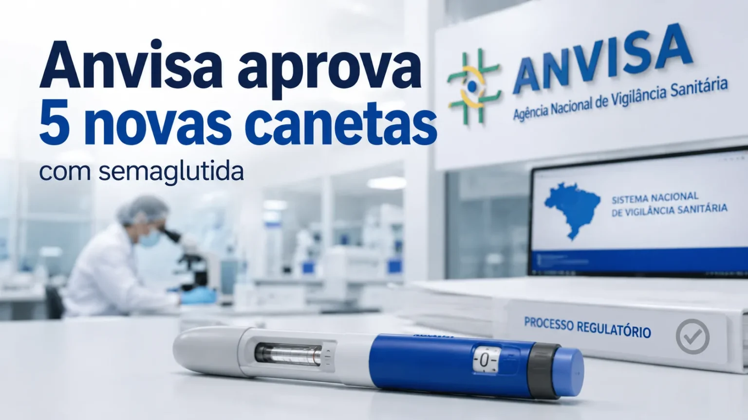 Anvisa registra cinco novos medicamentos injetáveis com semaglutida