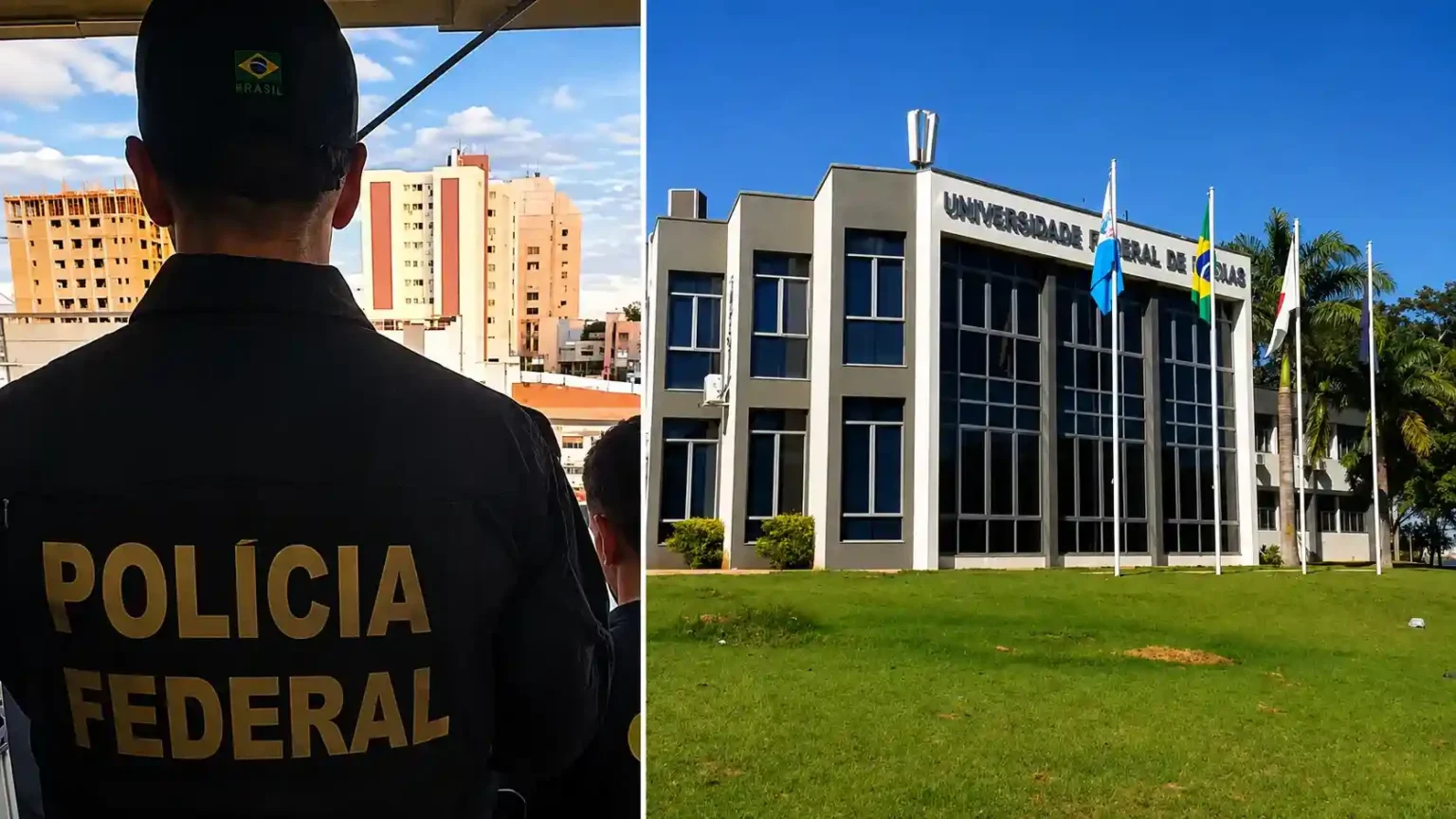 Agentes da Polícia Federal e da CGU durante operação de busca e apreensão em Minas Gerais