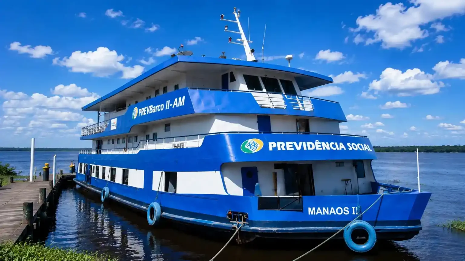 PREVBarco e Mutirao do INSS Abrem Calendario do 2o Semestre no Interior do Amazonas