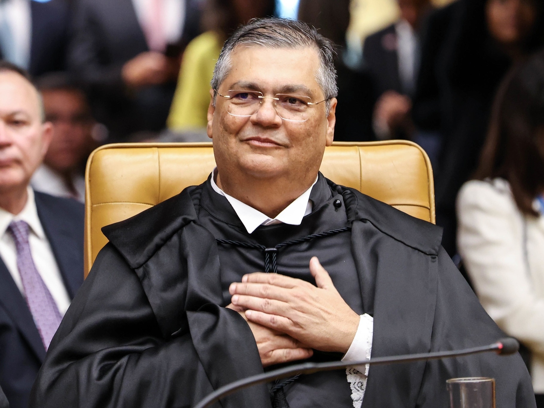 Ministro Flávio Dino durante sessão no Supremo Tribunal Federal