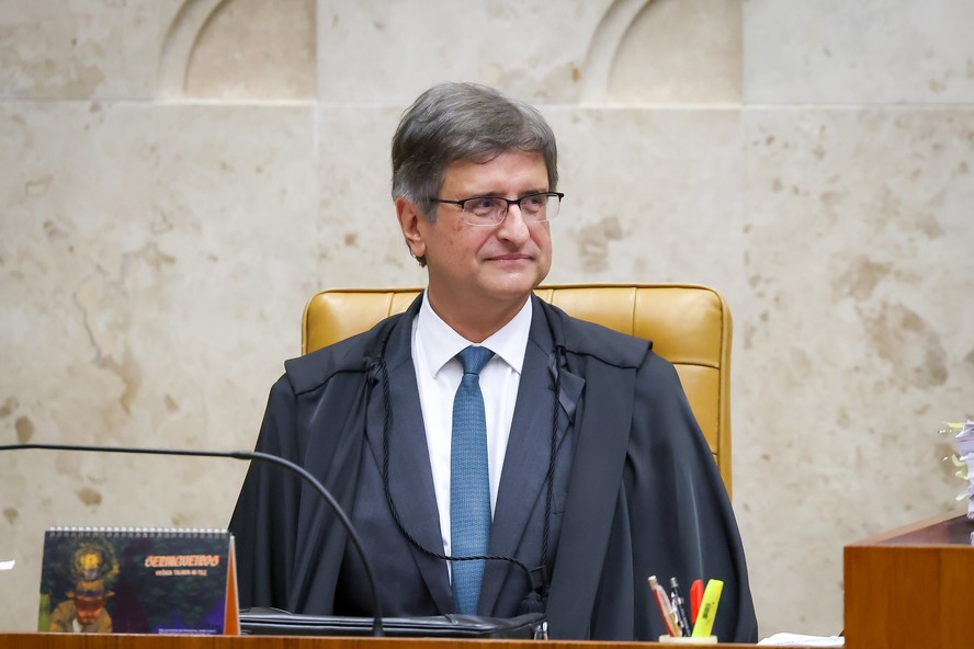 Paulo Gonet durante sessão no Supremo Tribunal Federal