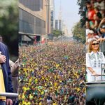 7 de Setembro teve ato eleitoral na Paulista Grito dos Excluidos em mais de 50 cidades e desfile oficial com Lula em Brasilia