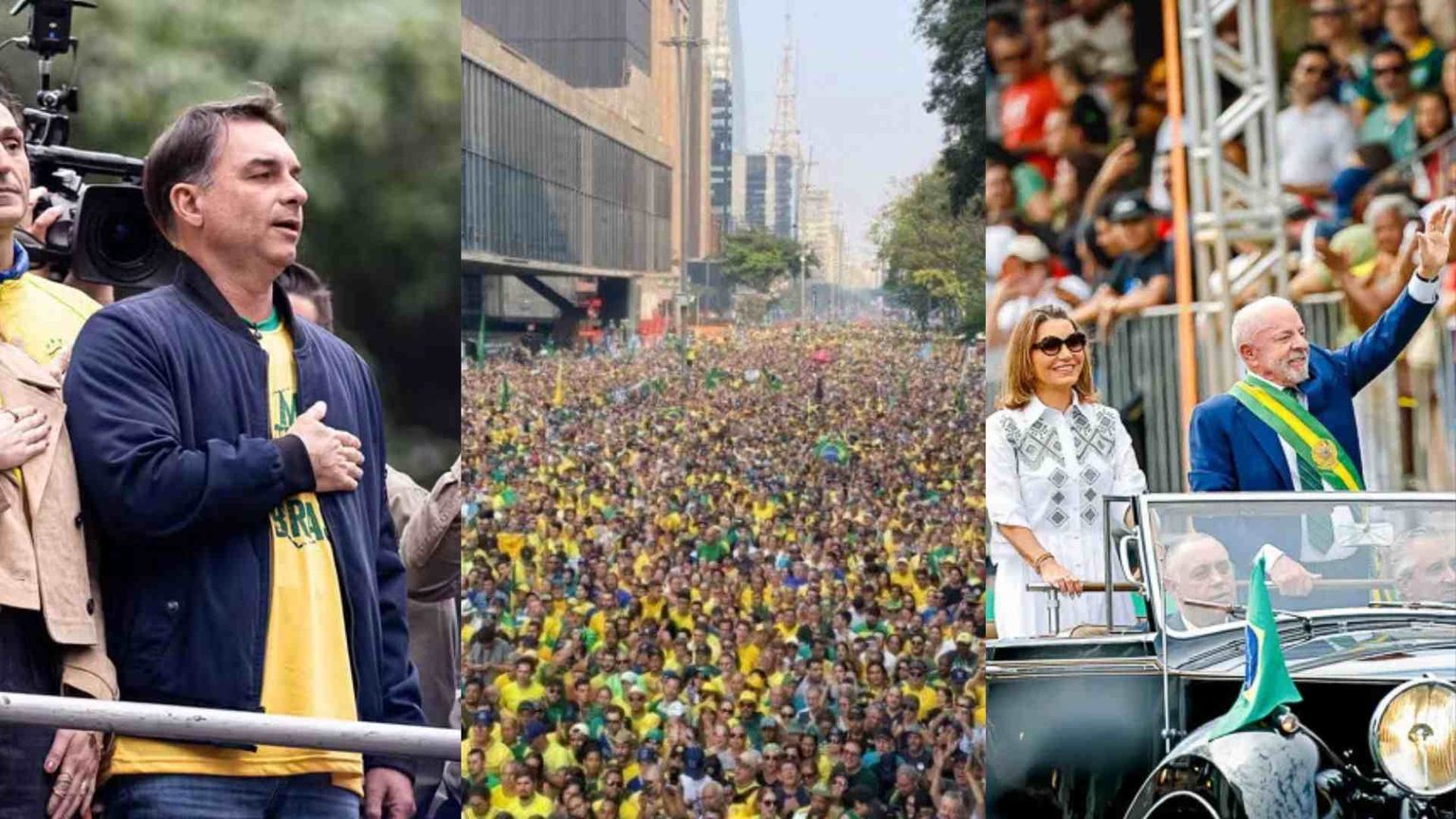 7 de Setembro teve ato eleitoral na Paulista Grito dos Excluidos em mais de 50 cidades e desfile oficial com Lula em Brasilia
