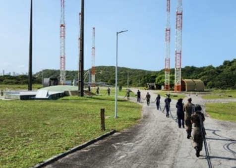 Área do Centro de Lançamento da Barreira do Inferno durante preparação da infraestrutura para a Operação Potiguar 2
