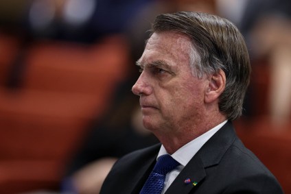 Jair Bolsonaro durante interrogatório no Supremo Tribunal Federal